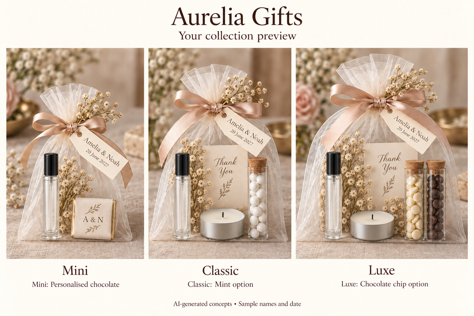 Mini gift bag concept